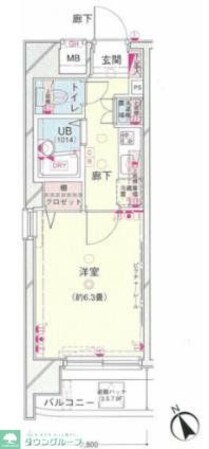 シンシア目白の物件間取画像